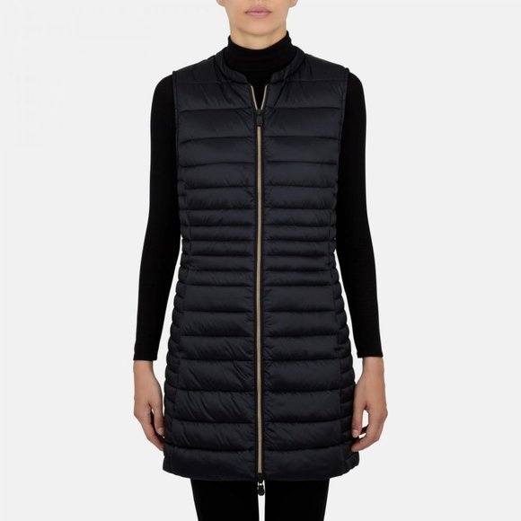 SAVE THE DUCK Black Quilted Vest - Picture 2 of 3